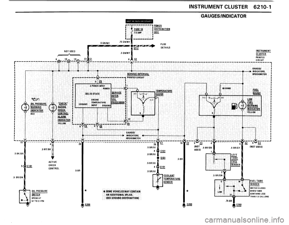 BMW 325ix 1989 E30 Electrical Troubleshooting Manual 