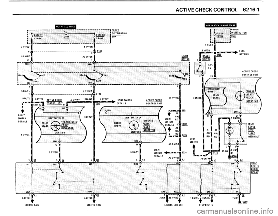 BMW 325ix 1989 E30 Electrical Troubleshooting Manual 