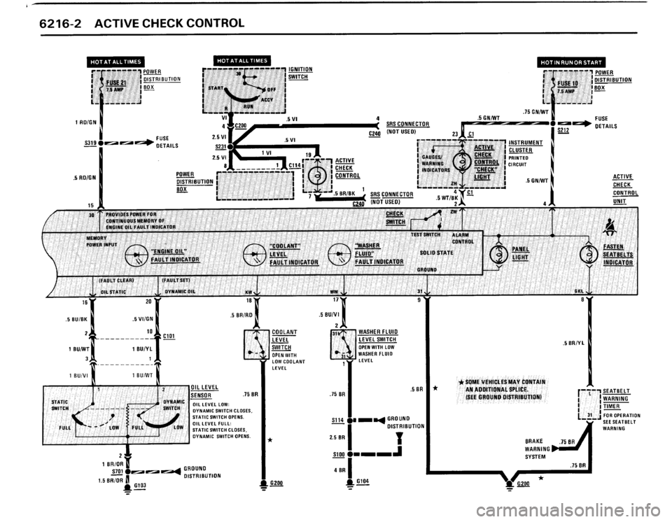 BMW 325ix 1989 E30 Electrical Troubleshooting Manual 