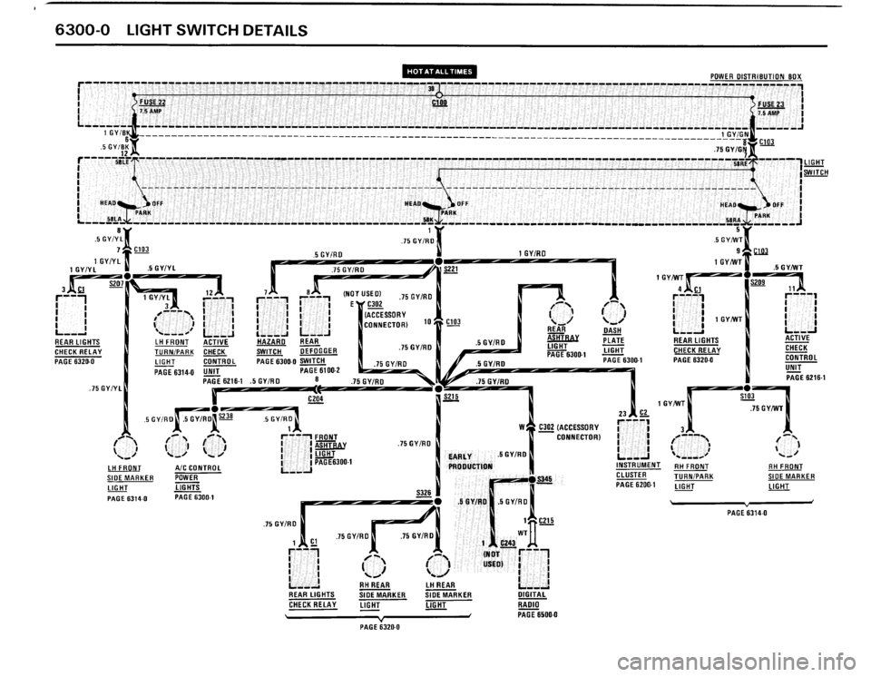 BMW 325ix 1989 E30 Electrical Troubleshooting Manual 