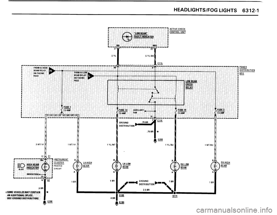 BMW 325ix 1989 E30 Electrical Troubleshooting Manual 