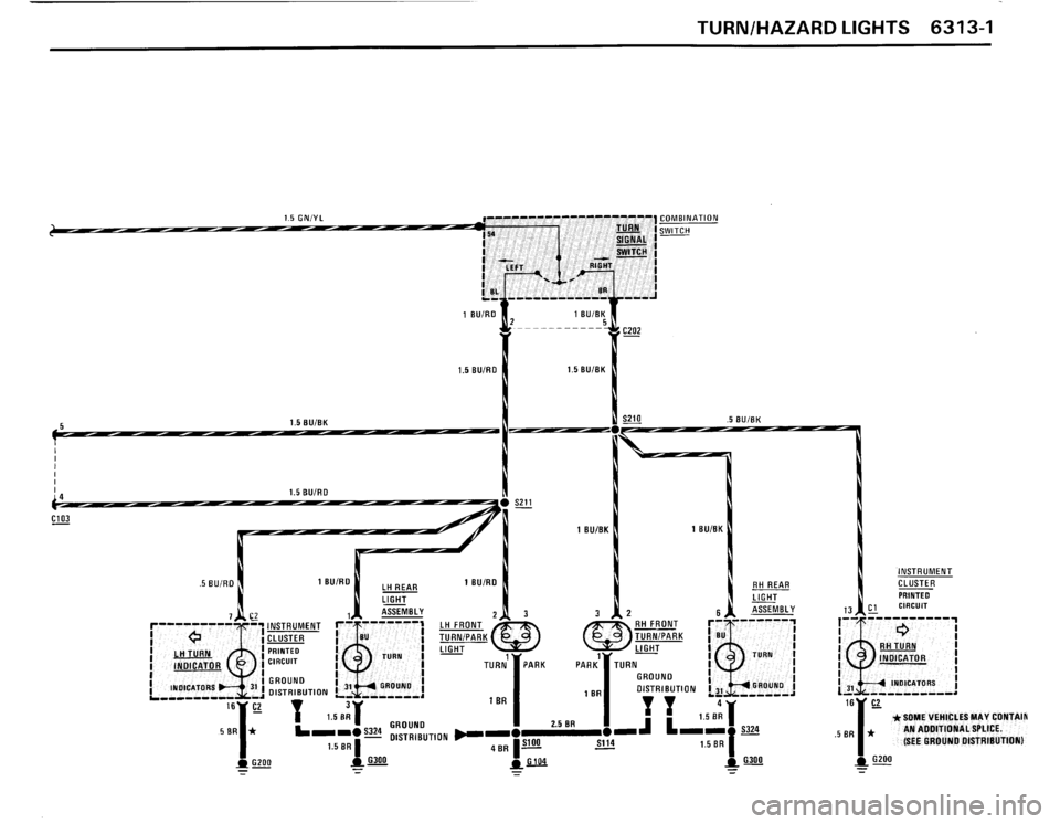 BMW 325ix 1989 E30 Electrical Troubleshooting Manual 