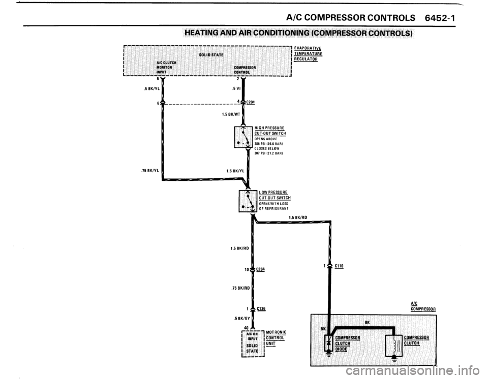 BMW 325ix 1989 E30 Electrical Troubleshooting Manual 