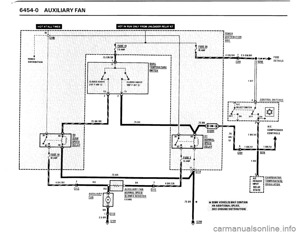 BMW 325ix 1989 E30 Electrical Troubleshooting Manual 