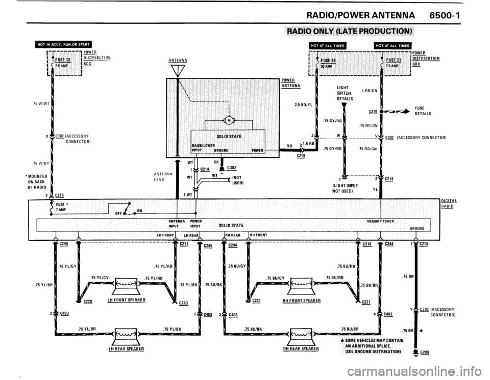 BMW 325ix 1989 E30 Electrical Troubleshooting Manual 