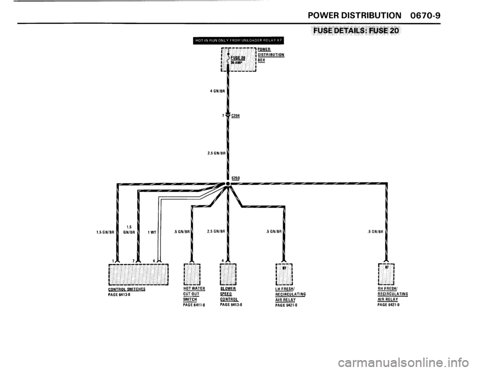 BMW 325i CONVERTIBLE 1990 E30 Electrical Troubleshooting Manual 