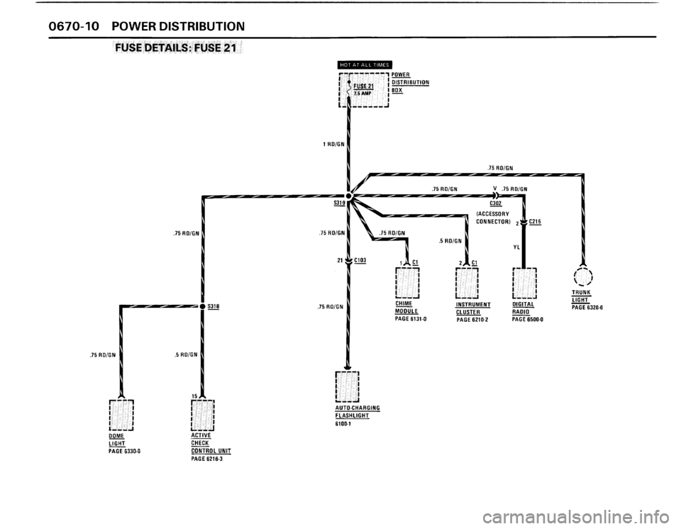 BMW 325i CONVERTIBLE 1990 E30 Electrical Troubleshooting Manual 