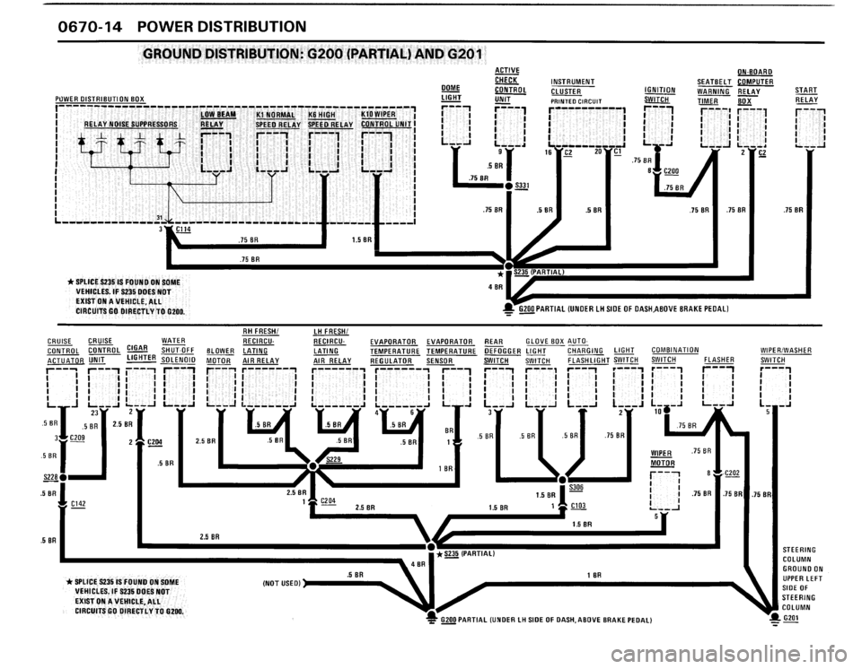 BMW 325i CONVERTIBLE 1990 E30 Electrical Troubleshooting Manual 