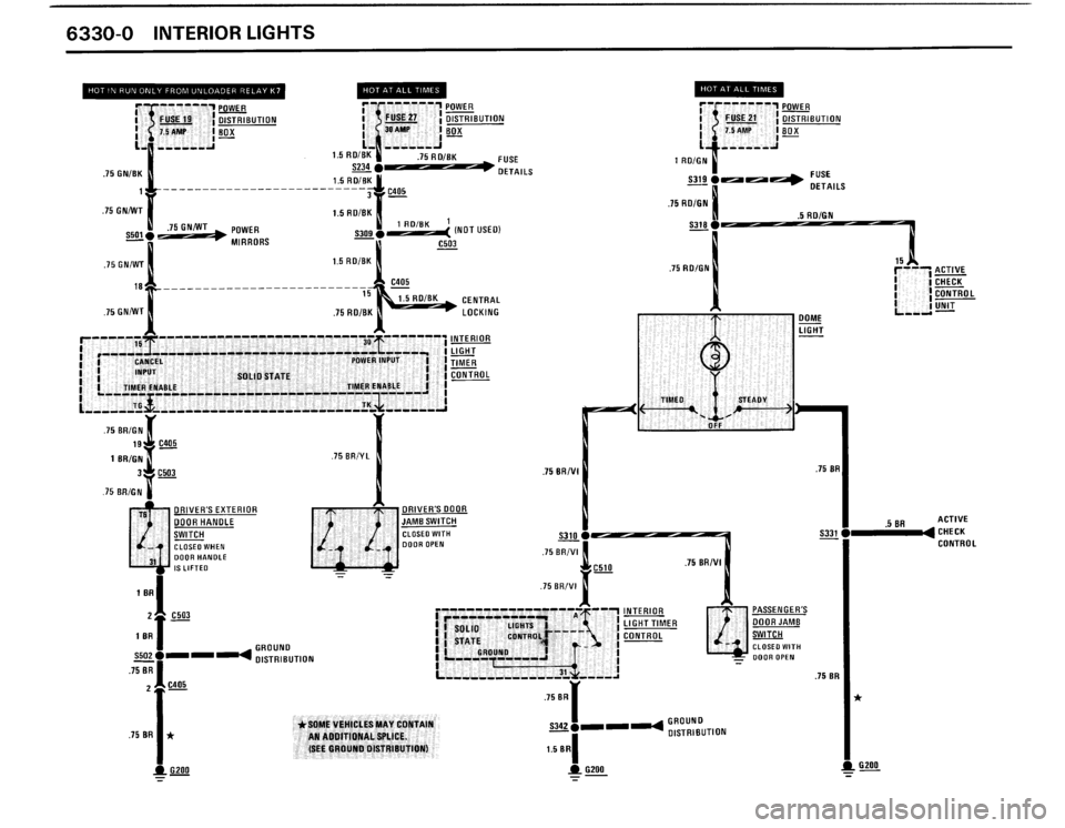 BMW 325i CONVERTIBLE 1990 E30 Electrical Troubleshooting Manual BMW 325i CONVERTIBLE 1990 E30 Electrical Troubleshooting Manual