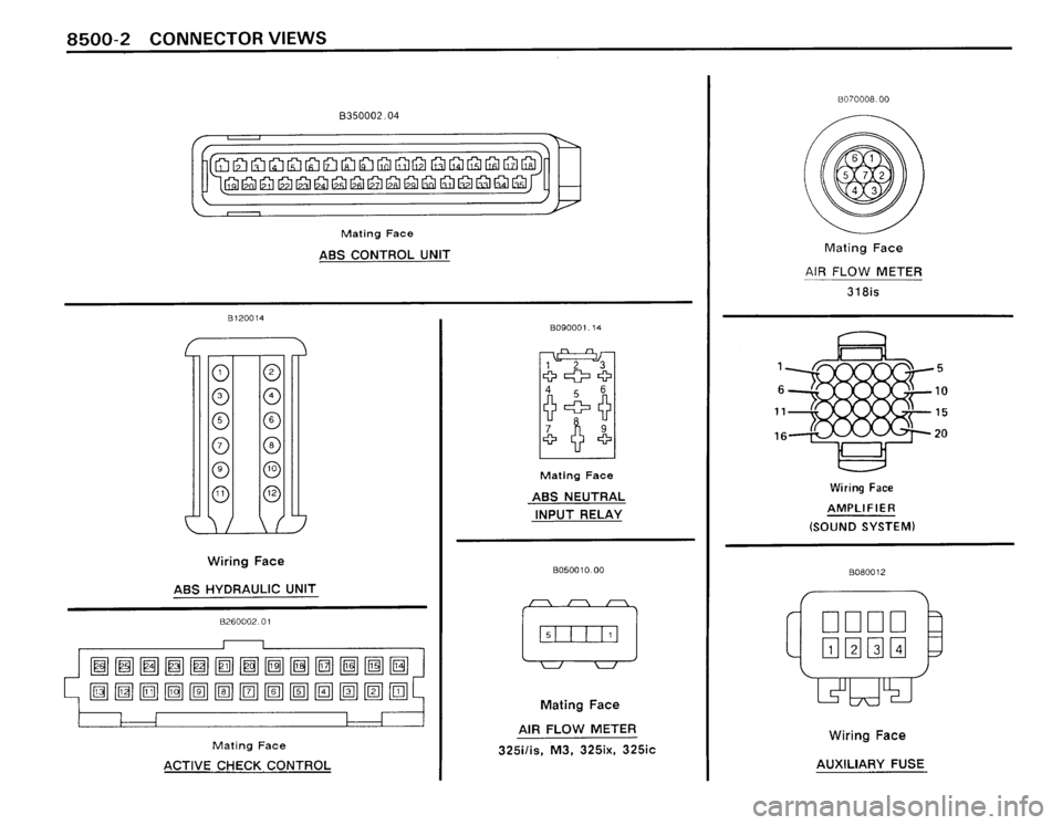 BMW 325ix 1990 E30 Electrical Troubleshooting Manual  BMW 325ix 1990 E30 Electrical Troubleshooting Manual