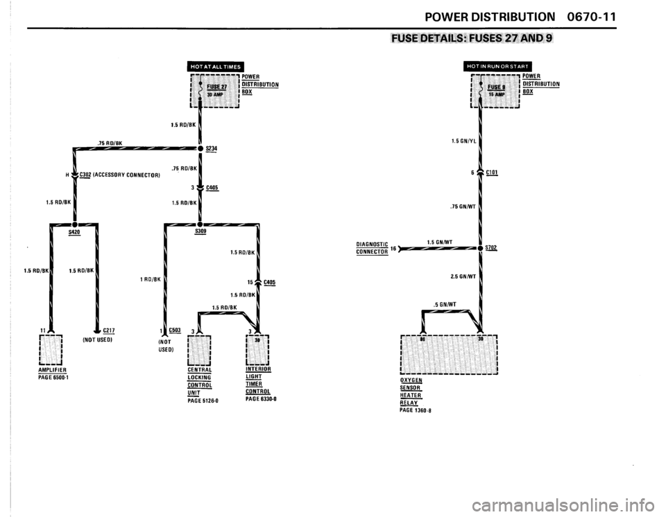 BMW 325ix 1990 E30 Electrical Troubleshooting Manual 