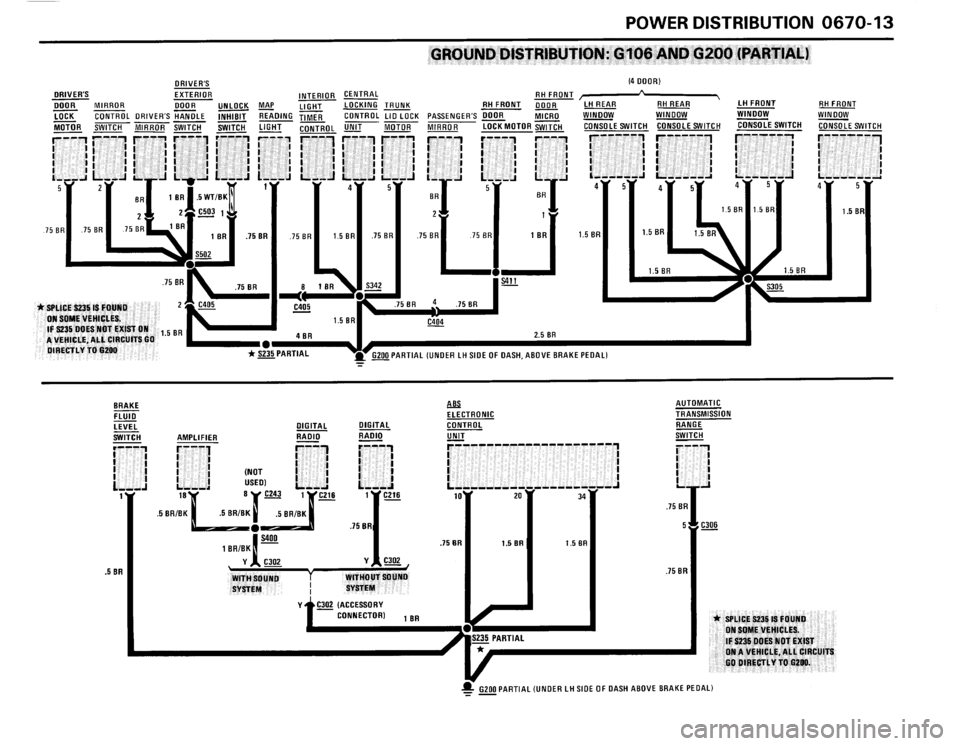 BMW 325ix 1990 E30 Electrical Troubleshooting Manual 