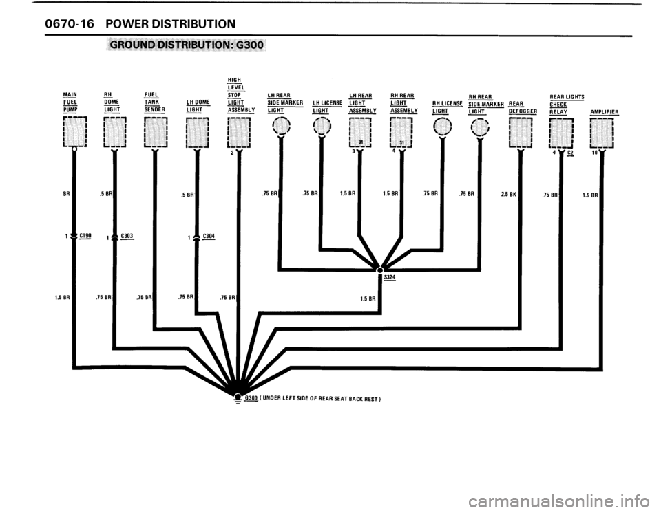 BMW 325ix 1990 E30 Electrical Troubleshooting Manual 