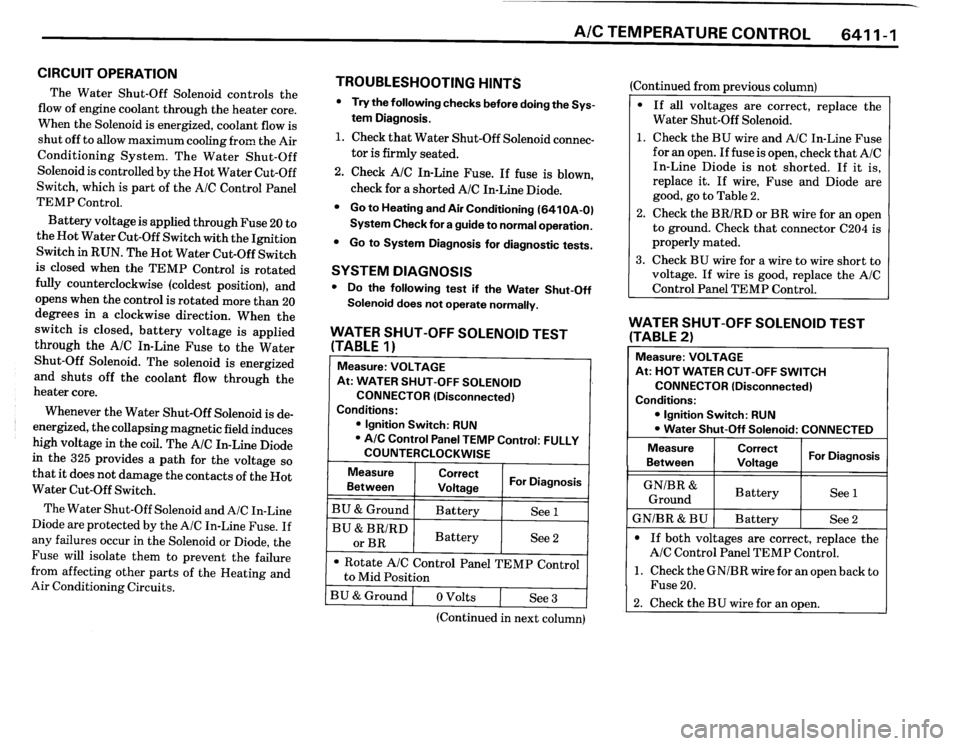 BMW 325ix 1990 E30 Electrical Troubleshooting Manual BMW 325ix 1990 E30 Electrical Troubleshooting Manual