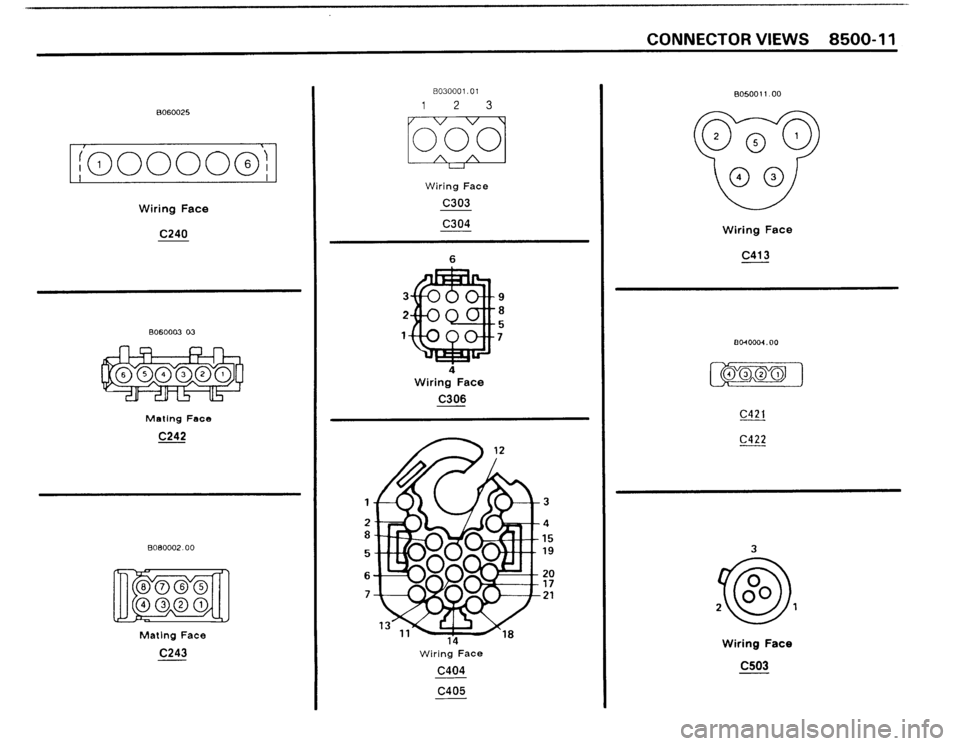 BMW M3 1990 E30 Electrical Troubleshooting Manual 