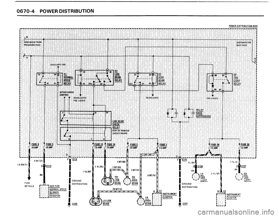 BMW M3 1990 E30 Electrical Troubleshooting Manual 