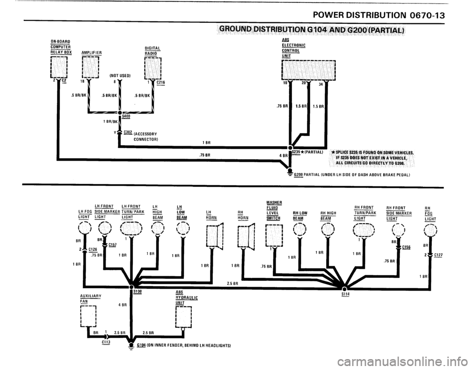 BMW M3 1990 E30 Electrical Troubleshooting Manual 