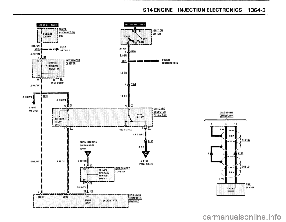 BMW M3 1990 E30 Electrical Troubleshooting Manual 