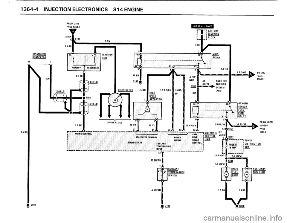 BMW M3 1990 E30 Electrical Troubleshooting Manual 