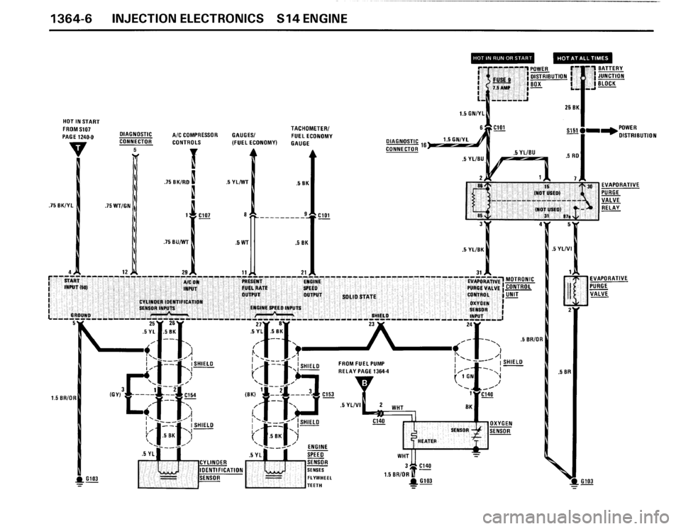 BMW M3 1990 E30 Electrical Troubleshooting Manual 