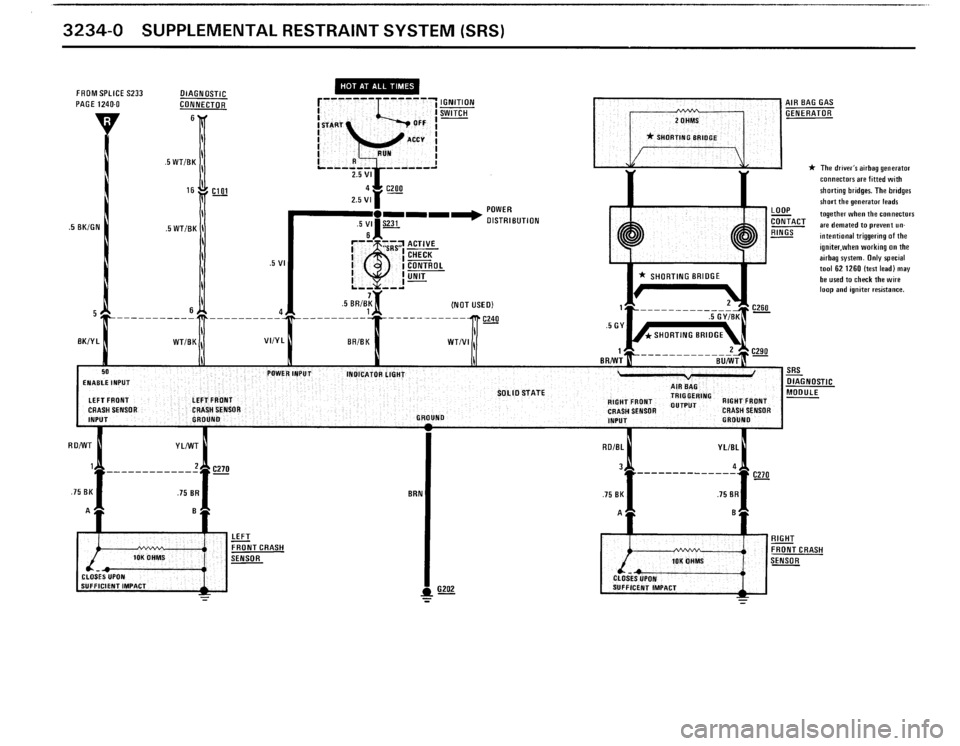 BMW M3 1990 E30 Electrical Troubleshooting Manual 