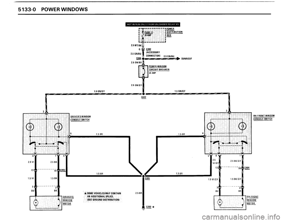 BMW M3 1990 E30 Electrical Troubleshooting Manual 