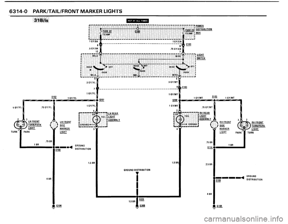 BMW 318is 1991 E30 Electrical Troubleshooting Manual BMW 318is 1991 E30 Electrical Troubleshooting Manual