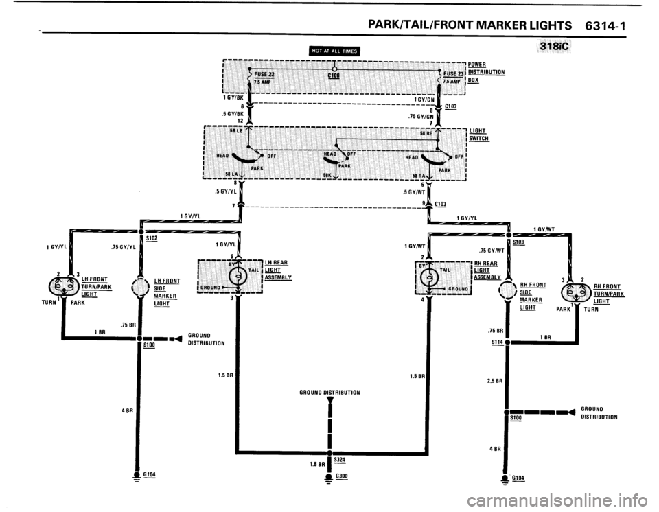 BMW 318is 1991 E30 Electrical Troubleshooting Manual BMW 318is 1991 E30 Electrical Troubleshooting Manual