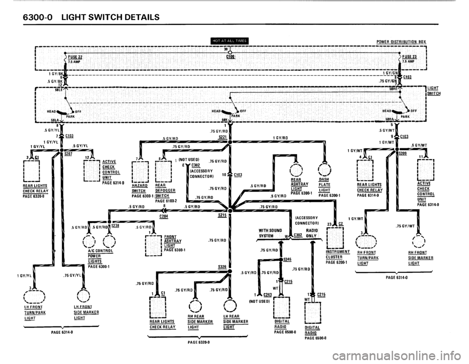 BMW 325i 1991 E30 Electrical Troubleshooting Manual 