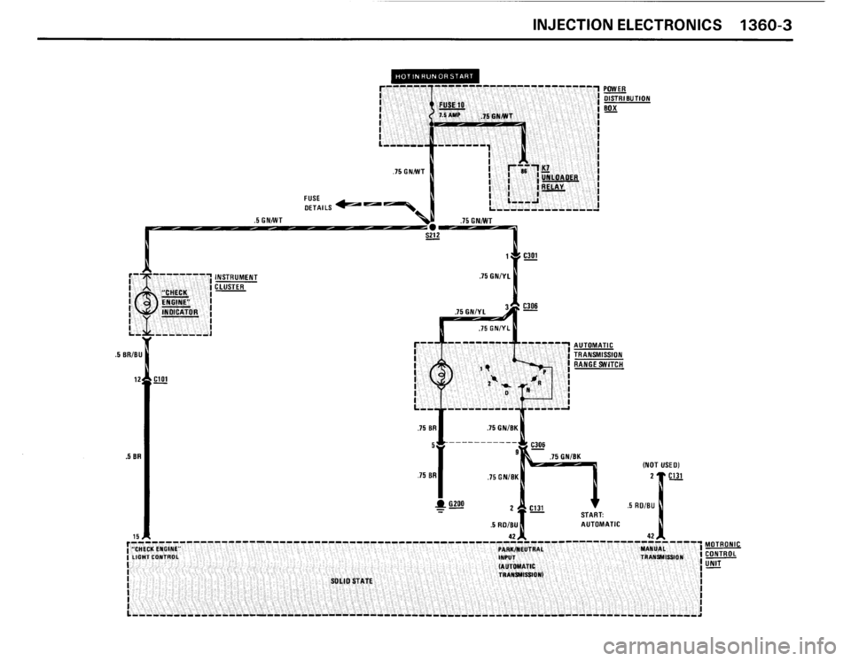 BMW 325i 1991 E30 Electrical Troubleshooting Manual 