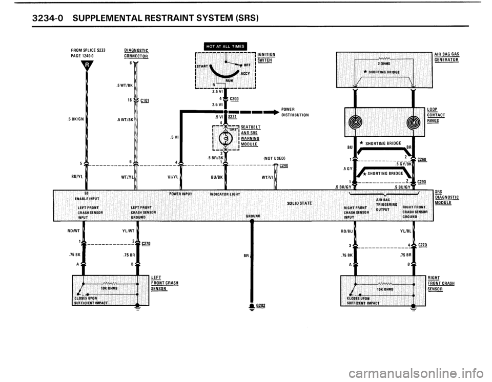 BMW 325i 1991 E30 Electrical Troubleshooting Manual 