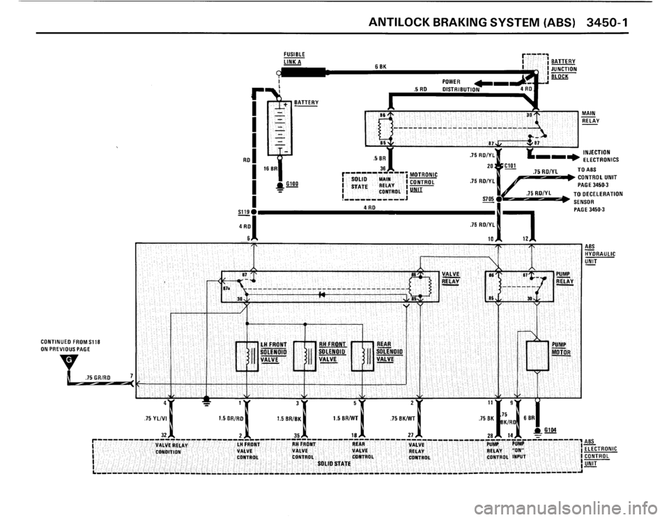 BMW 325i 1991 E30 Electrical Troubleshooting Manual 