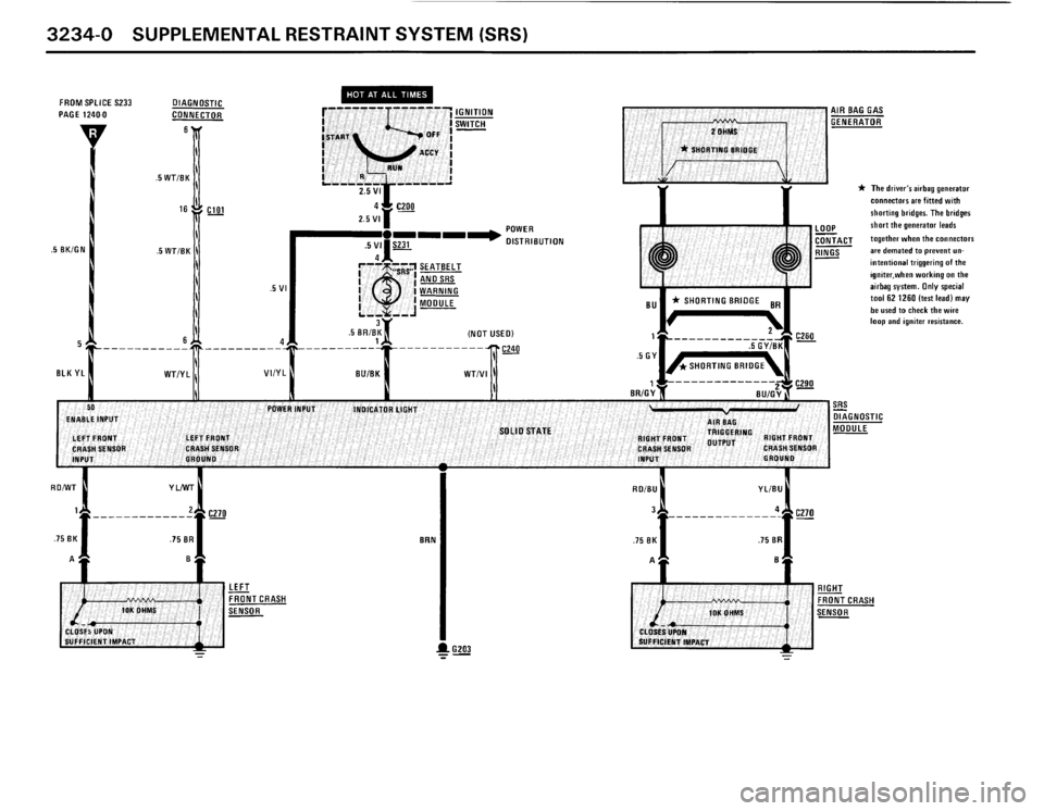 BMW 325i 1991 E30 Electrical Troubleshooting Manual 