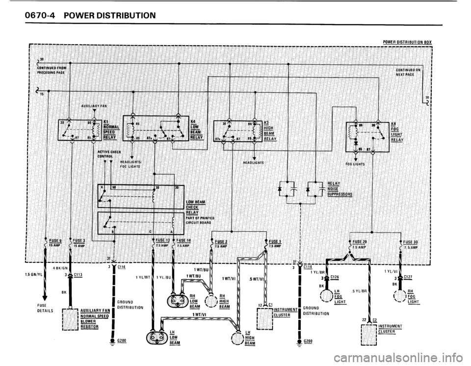 BMW 325i 1991 E30 Electrical Troubleshooting Manual 