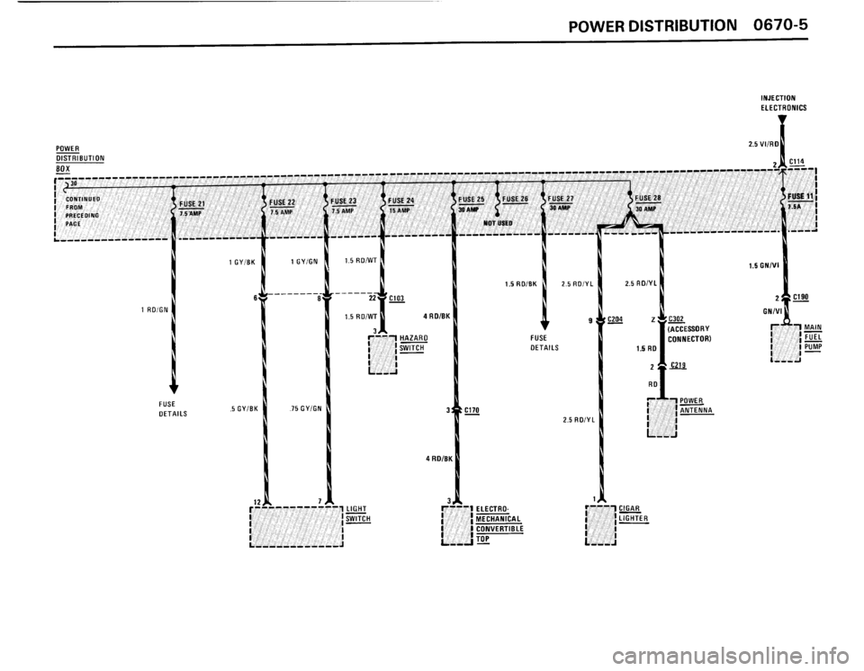 BMW 325i 1991 E30 Electrical Troubleshooting Manual 