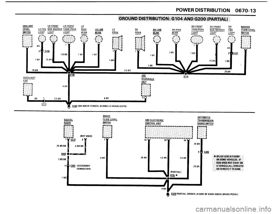 BMW 325i 1991 E30 Electrical Troubleshooting Manual 