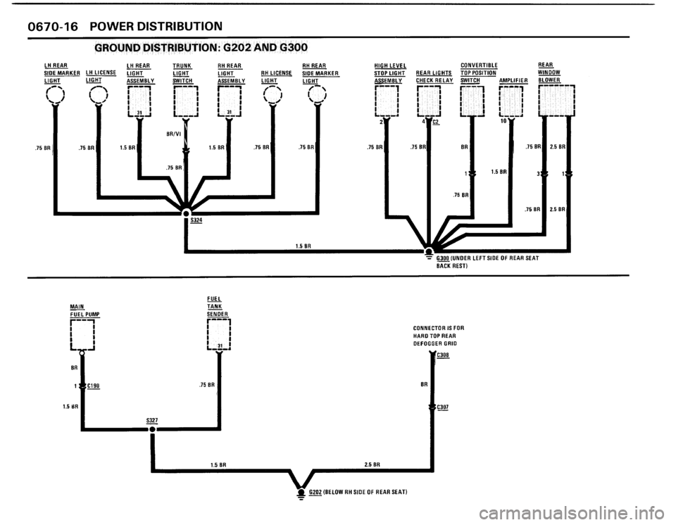 BMW 325i 1991 E30 Electrical Troubleshooting Manual 