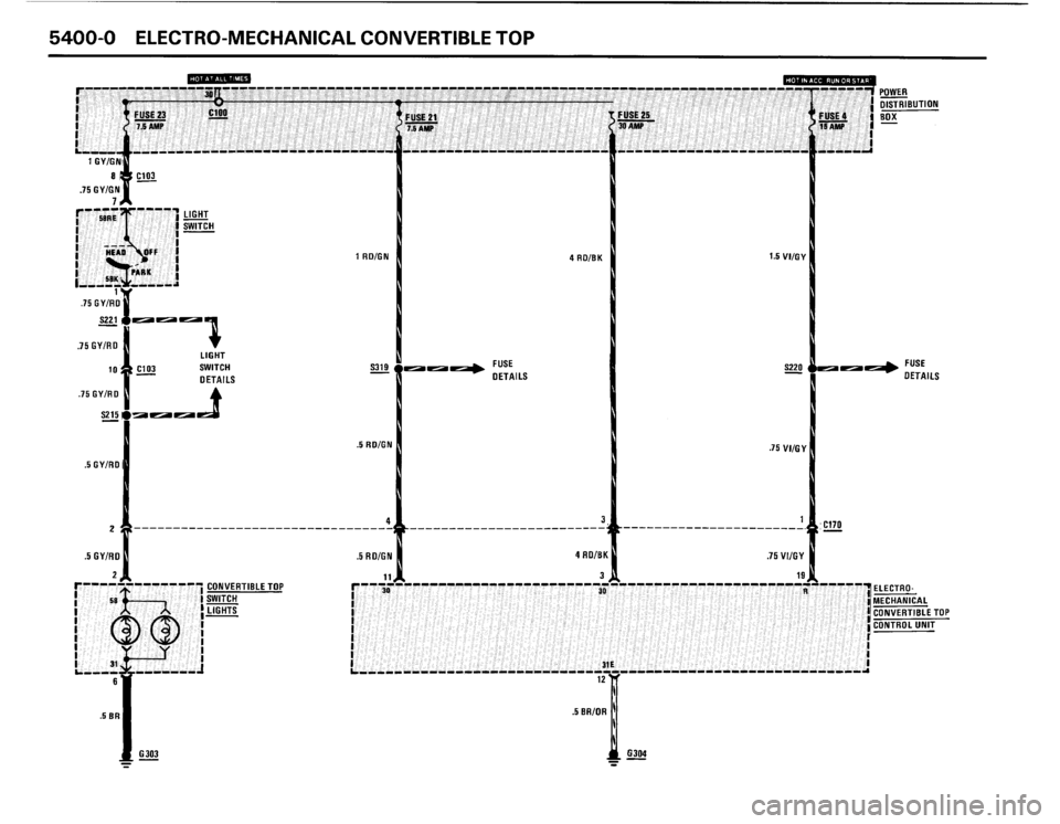 BMW 325i 1991 E30 Electrical Troubleshooting Manual 