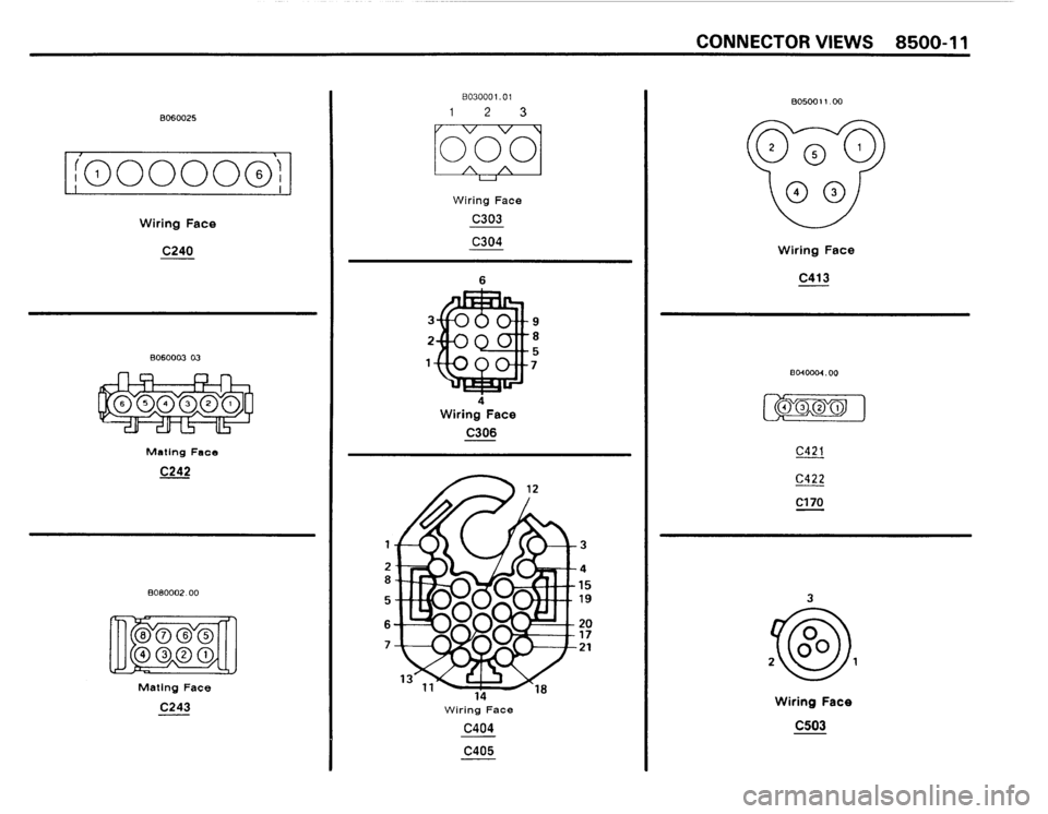 BMW 325i 1991 E30 Electrical Troubleshooting Manual 