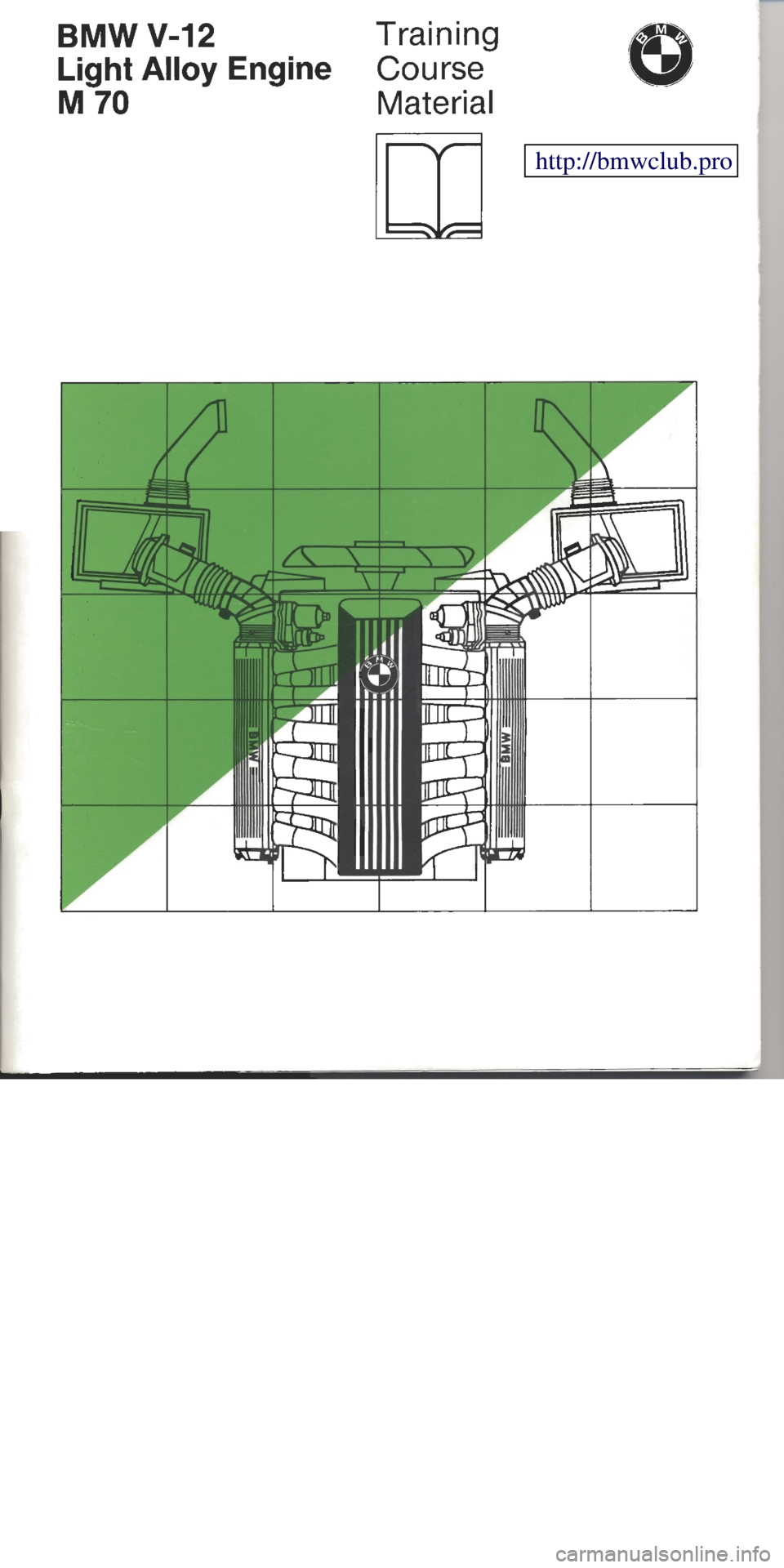 BMW 850i 1994 E31 M70 Engine Workshop Manual 