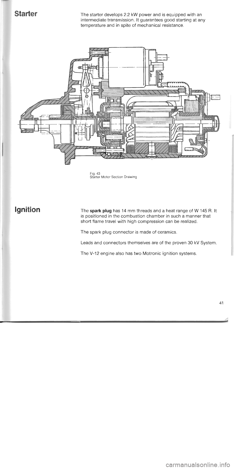 BMW 750i 1994 E32 M70 Engine Service Manual 