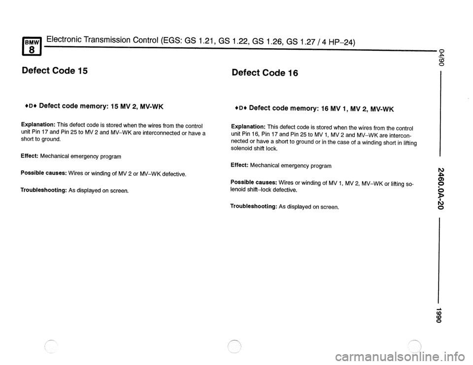 BMW 850ci 1990 E31 Electrical Troubleshooting Manual BMW 850ci 1990 E31 Electrical Troubleshooting Manual