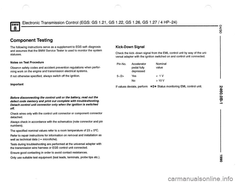 BMW 850ci 1990 E31 Electrical Troubleshooting Manual BMW 850ci 1990 E31 Electrical Troubleshooting Manual