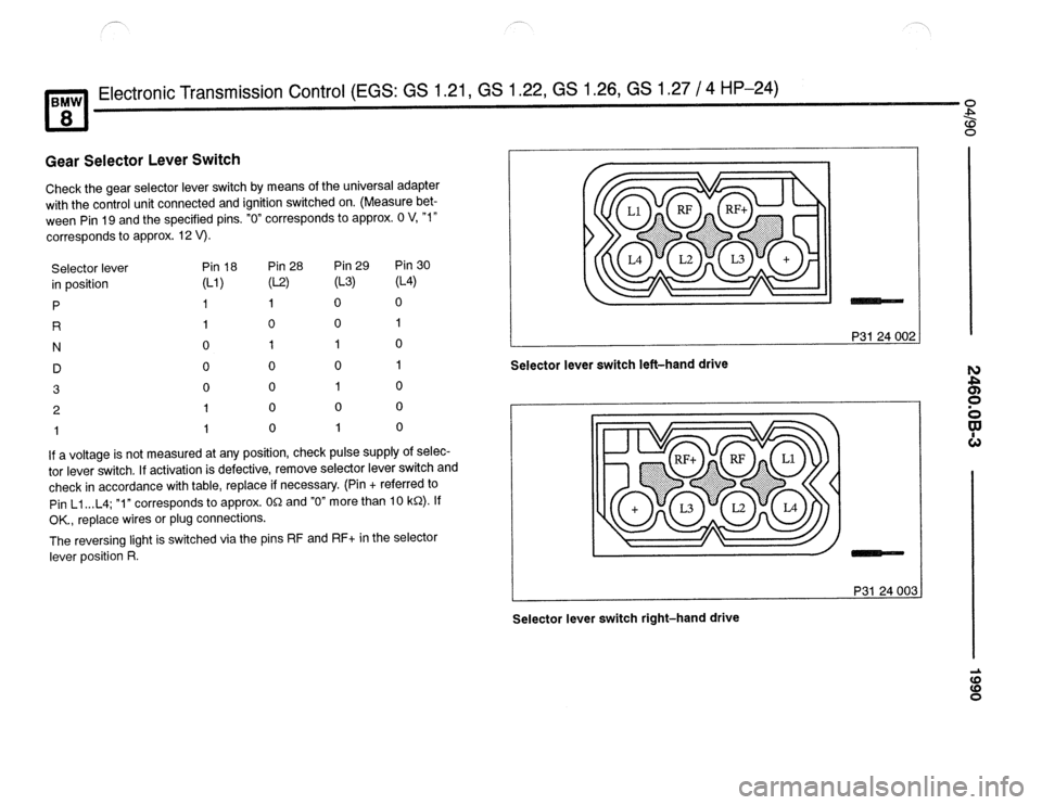 BMW 850csi 1990 E31 Electrical Troubleshooting Manual BMW 850csi 1990 E31 Electrical Troubleshooting Manual