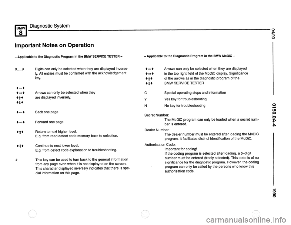 BMW 850csi 1990 E31 Electrical Troubleshooting Manual 