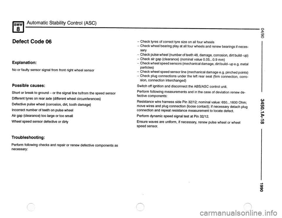 BMW 840ci 1990 E31 Electrical Troubleshooting Manual BMW 840ci 1990 E31 Electrical Troubleshooting Manual