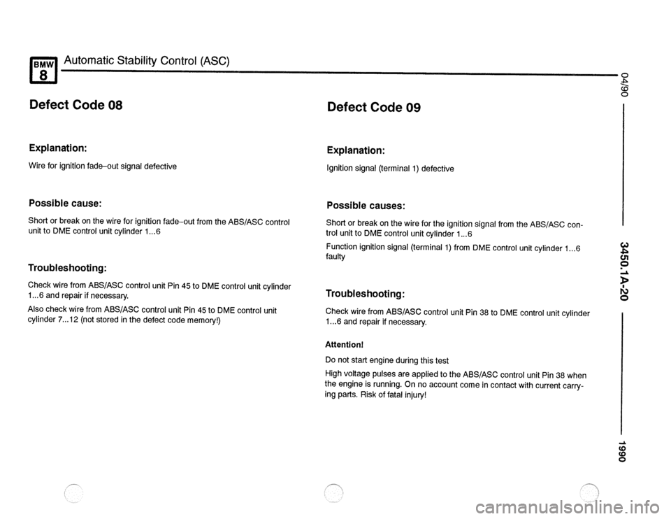 BMW 840ci 1990 E31 Electrical Troubleshooting Manual BMW 840ci 1990 E31 Electrical Troubleshooting Manual