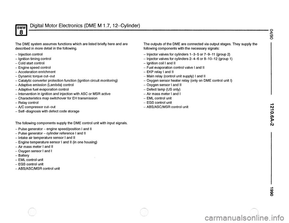 BMW 850csi 1990 E31 Electrical Troubleshooting Manual 