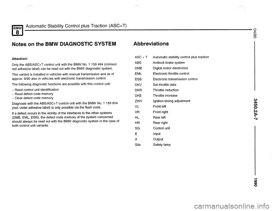 BMW 840ci 1990 E31 Electrical Troubleshooting Manual BMW 840ci 1990 E31 Electrical Troubleshooting Manual