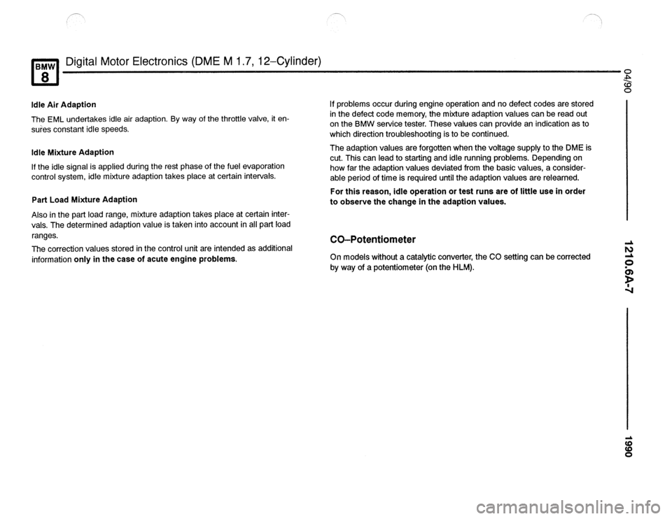 BMW 850csi 1990 E31 Electrical Troubleshooting Manual 